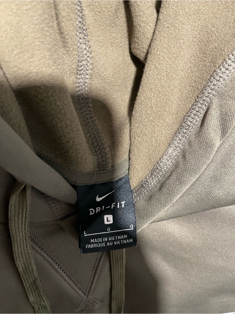 Nike Olive Swoosh Pullover Hoodie - Picture 2 of 5